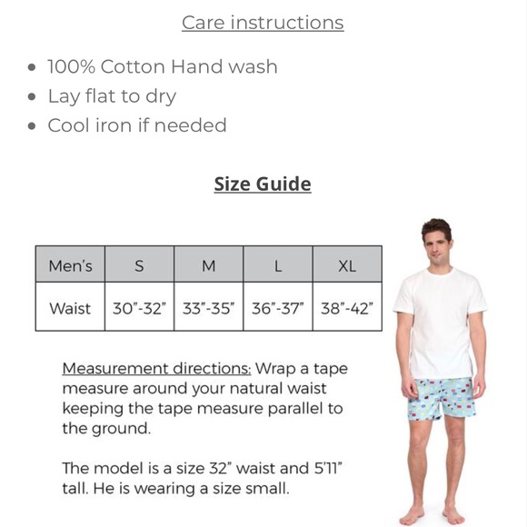 NWT Malabar Bay Men’s Anchor Navy Boxer Shorts - Picture 3 of 3